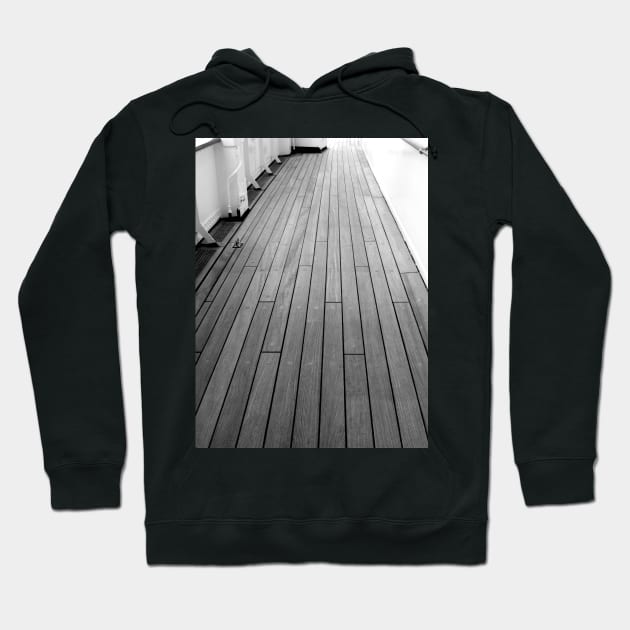 Deck, Royal Yacht Britannia, Edinburgh Hoodie by robsteadman